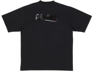 T-shirt con logo coperto | Balenciaga